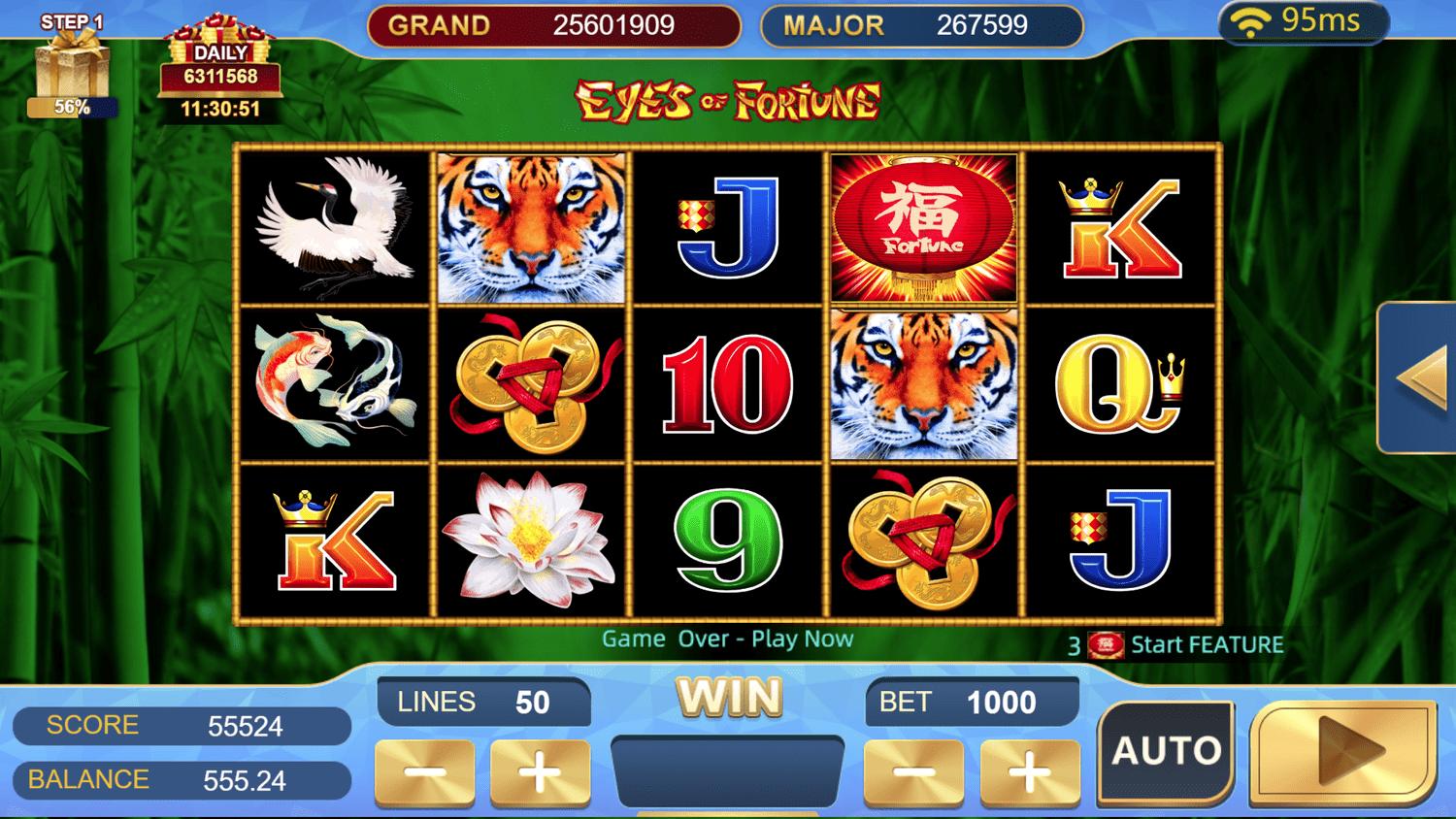 Egame+-+Eyes+of+Fortune+-+slot+game