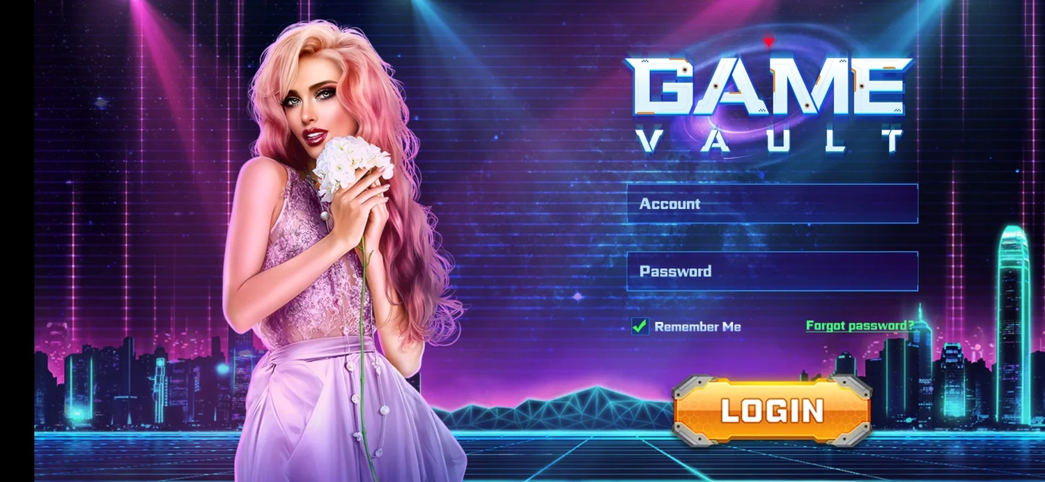 Game+Vault+Login+Screen