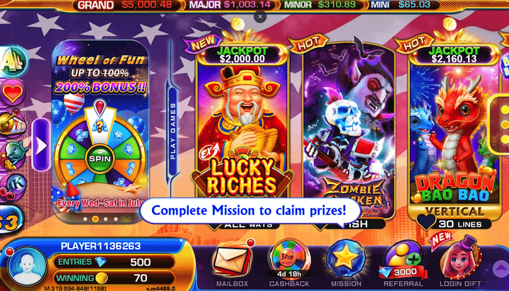 GoldenDragonGameScreenMenu