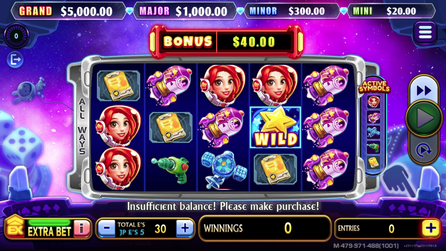 Diamond+Dragon-+Galaxy+World-Slot+Game