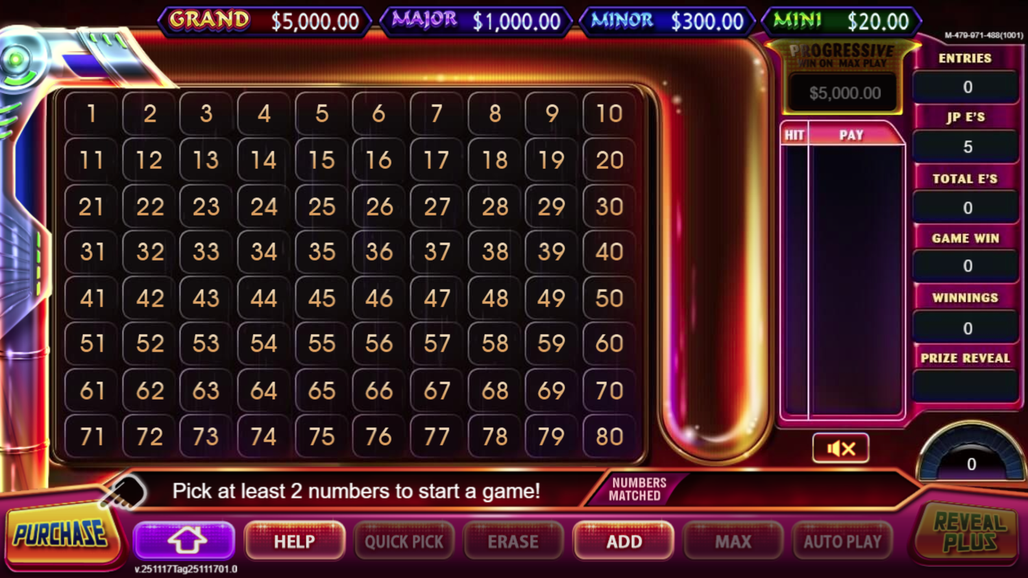 Diamond+Dragon+Jackpot+Keno-Table+Game