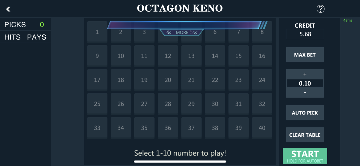 Galaxy+World+-+Octagon+Keno+-+table+game