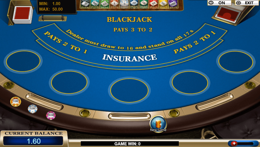 Gameroom+online+-+Blackjack+21+-+table+game