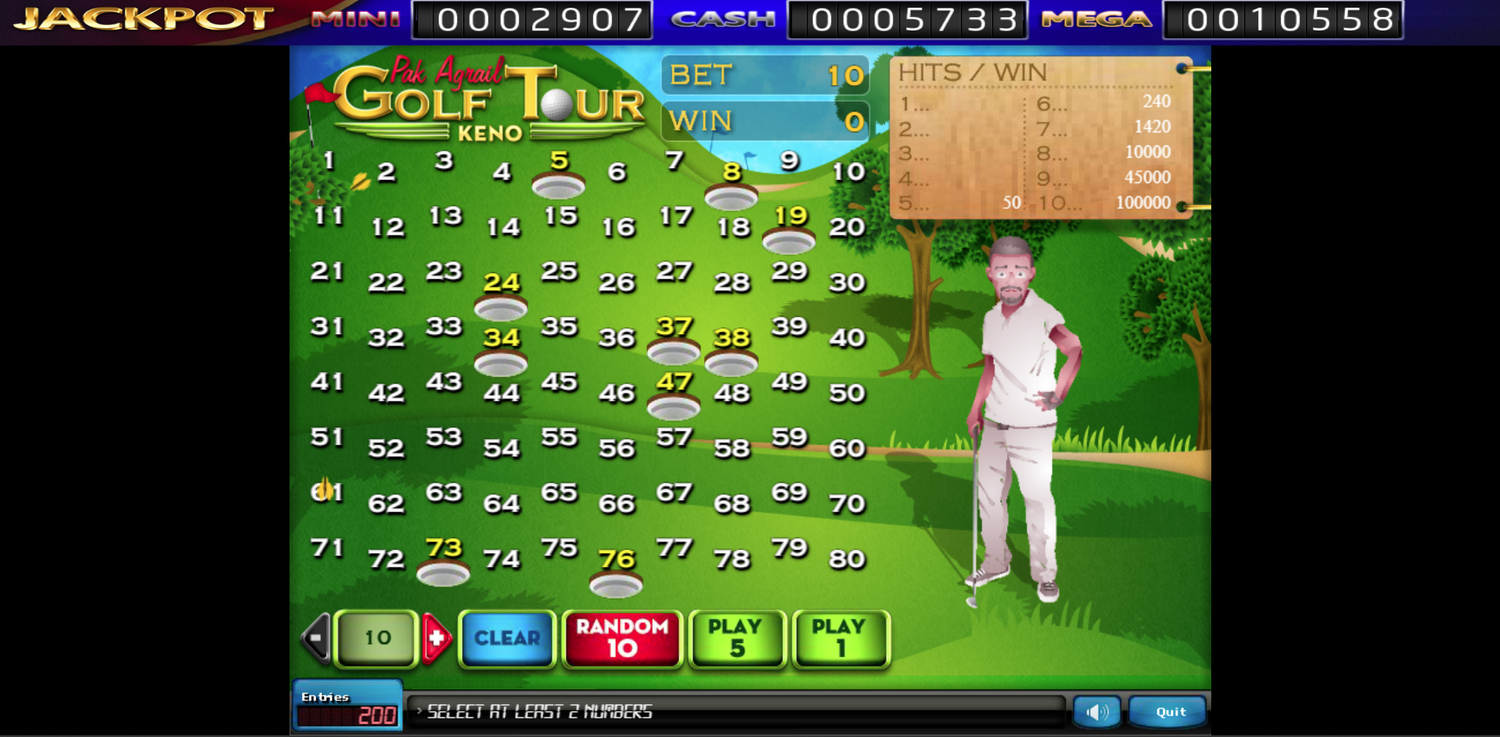 Grand+X+Golf+Tour+Keno