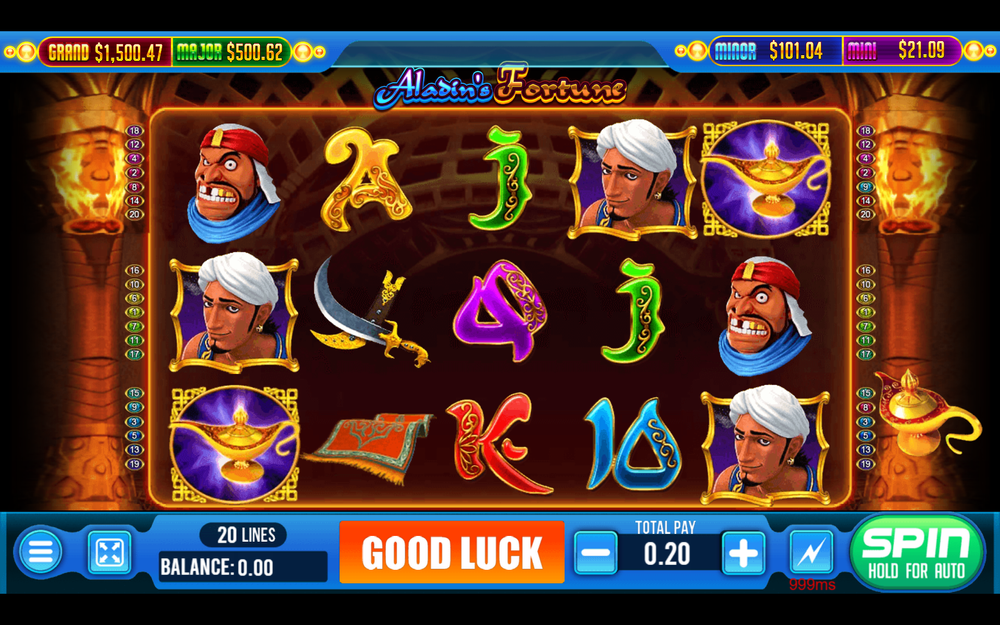 Milkway+Aladin's+fortune+-+Slot+Game