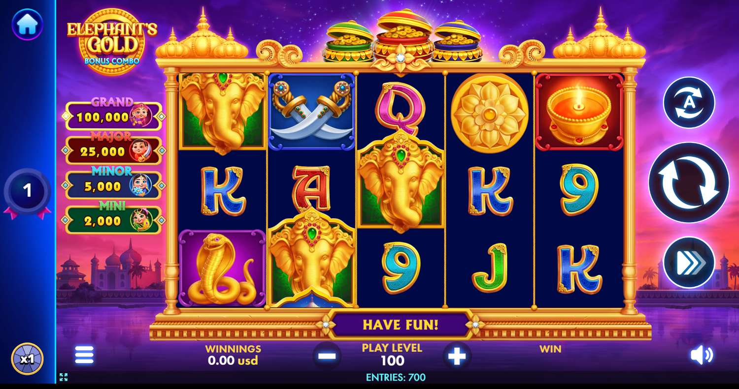 River+Elephant's+Gold+-+Slot+Game+