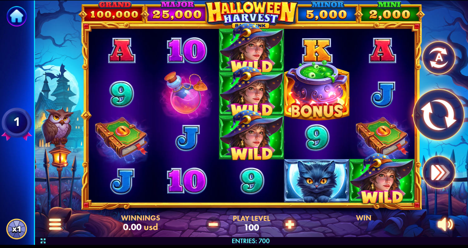 River+Halloween+Harvest+Slot+Game+