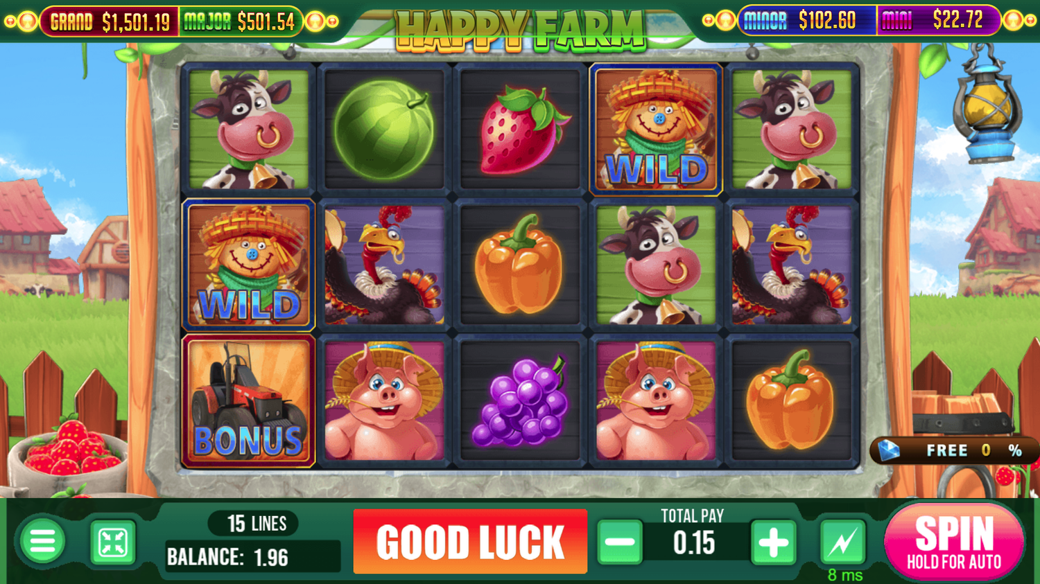 The+Kraken-+Farmers+Market-+Slot+Game