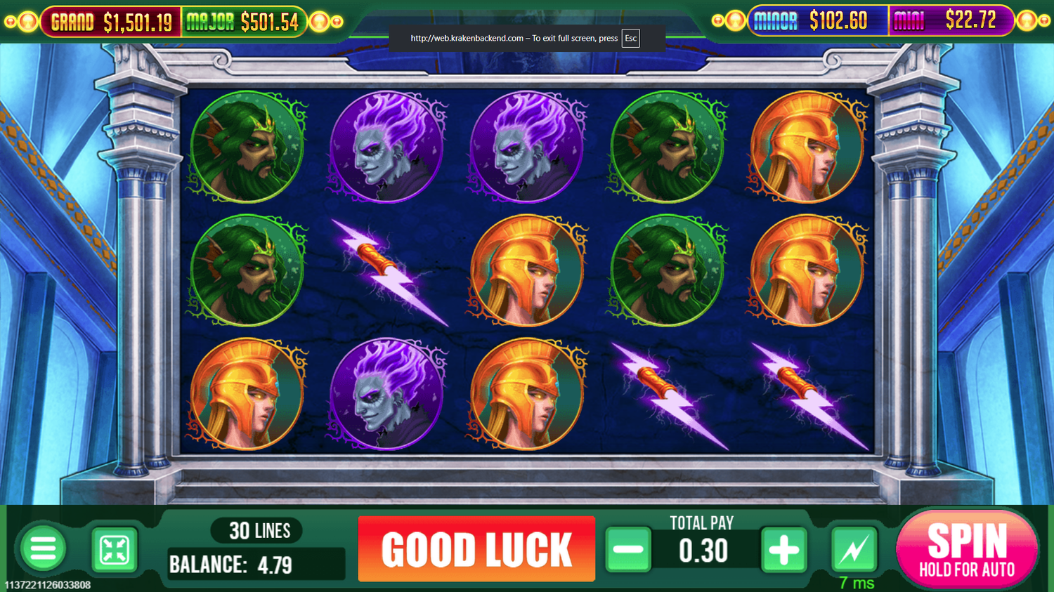 The+Kraken-+Medusa+Strikes-+Slot+Game