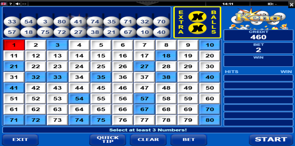 Vegas+7+-+Bingo+-+table+game
