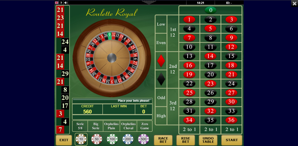 Vegas+7+-+Roulette+Royal+-+table+game