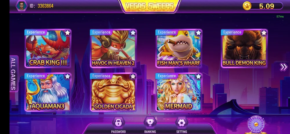 Vegas+Sweeps+Fish+Game+Lobby