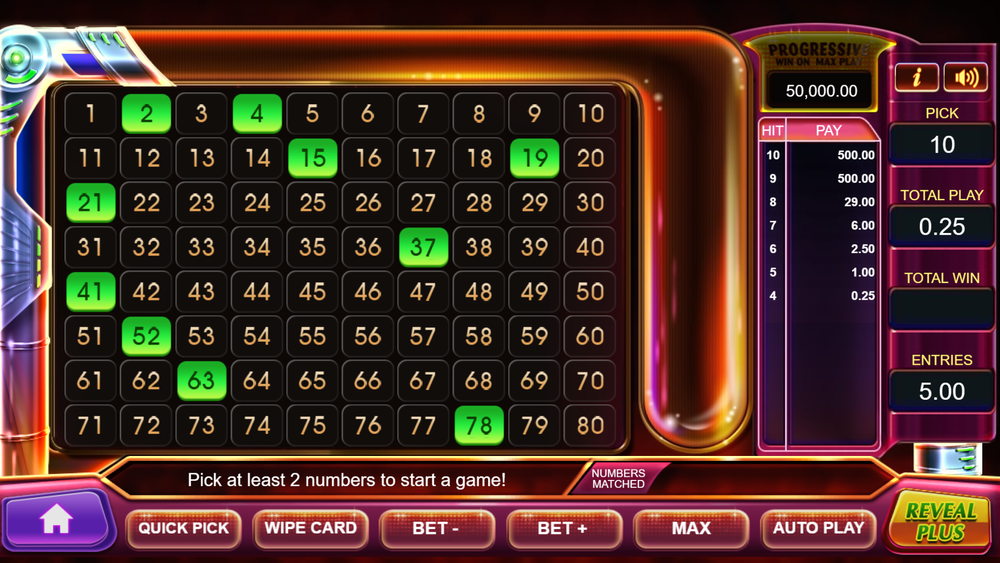 Yolo+-+hot+shot+keno+-+table+game